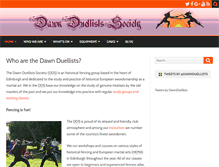 Tablet Screenshot of dawnduellists.co.uk